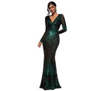Women's dress Goddiva Starburst Effect Maxi Vert 38