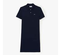 Women's Dress Lacoste Supple Petit Piqué Polo Short Sleeve in Blue