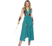 Women's dress Leg Avenue Warrior Maiden Vert M