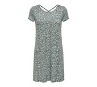 ONLY Female Dress Onlbera Short Dress, Balm Green/AOP: White Flowers, L