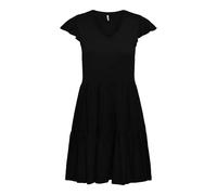 ONLY Women's Onlmay Cap Sleev Fril Dress Box JRS Noos, Black, S