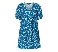 Protest Flora Short Sleeve Short Dress Blue 2XL Woman