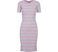 Women's dress Urban Classics stretch stripe Rose XS