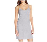 Womens Dresses Women's Full Slip Basic Not Adjustable Spaghetti Strap Lingerie Under Dress Nightwear Womens Dresses UK (Grey, XXL)