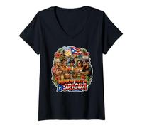 Women's Drinkin' Like A Boricua V-Neck T-Shirt