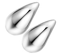 Women's Drop Earrings - Dangle Earrings, Sterling Silver Dangle Earring | Silver Teardrop Chunky Earring, Lightweight Drop Pendents, European American Fashion Jewelry | Stylish Water