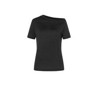 super.natural - Women's Drop Shoulder Tee - Merino shirt size XS, black