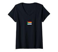 Womens Druze Flag, Al Muwahhidun, Druze Star Symbol Flag Druze V-Neck T-Shirt