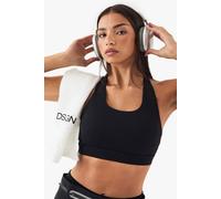 Womens DSGN Studio Mesh Panel Sports Bra Black XL