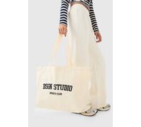 Womens DSGN Studio Sports Club Large Tote Bag Cream One Size