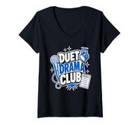 Women's Duet Vocal Performance Stage Theater Ensemble V-Neck T-Shirt