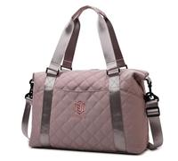 Women's Duffle Bag Large Capacity Travel Shoulder Bag for Short Trip with Easy Attach to Suitcase Handle Gym Handbag