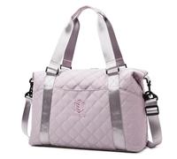 Women's Duffle Bag Large Capacity Travel Shoulder Bag for Short Trip with Easy Attach to Suitcase Handle Gym Handbag