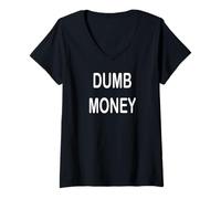 Women's Dumb Money V-Neck T-Shirt