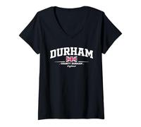 Women's Durham England V-Neck T-Shirt