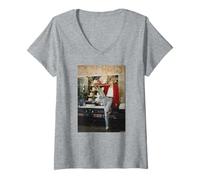 Womens Dwight Yoakam Songwriter This Time Michael Grecco V-Neck T-Shirt