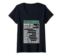 Women's Dysautonomia Warrior Dysautonomy Awareness Pots Warrior V-Neck T-Shirt