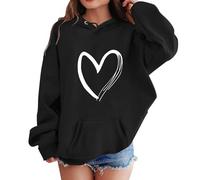 Women's E Girls Clothing Butterfly Girls Hoodie Long Sleeve Soft Sweatshirt Graphic Hoody Kids Cute Pullover Top Clothing for Girls Wrap Jumper Baby 50, black, 4-5 Years
