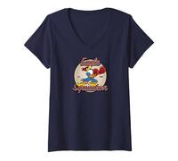 Womens Eagle Squadron V-Neck T-Shirt