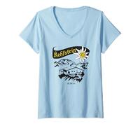 Womens Eagles Nest Kehlstein House Berchtesgaden Bavaria V-Neck T-Shirt