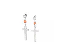 Womens Earrings BROSWAY SOUL BSL21 Stainless Steel Cross