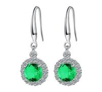 Women's Earrings Earrings Ear Hooks Four Zircon Round Earrings For Women Leather Pumpkin Earrings (D, A)