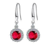Women's Earrings Earrings Ear Hooks Four Zircon Round Earrings For Women Leather Pumpkin Earrings (E, A)