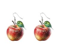 Womens Earrings Fruit & Vegetable Themed Dangle Earrings - Lightweight Acrylic Drop Quirky Food Jewelry For & Teens Statement For Everyday Wear Parti
