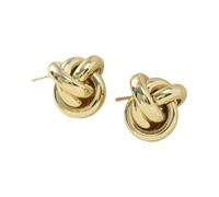 Women's Earrings Geometric Earrings For Minimalist Dangle Drop Modern Abstract Fine Jewelry (Gold, One Size)