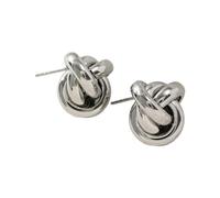 Women's Earrings Geometric Earrings For Minimalist Dangle Drop Modern Abstract Fine Jewelry (Silver, One Size)