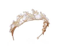 Women's Earrings Hairpin Handmade Gold Flower Leaf Tiara Crowns Wedding Hair Vine Accessories Jewelry Bridal Headpiece Vintage Hair Accessories