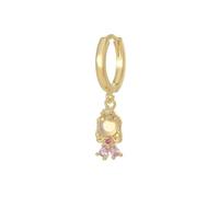 Women's Earrings Zirconia Dangle Hoop Earrings Ear Nails Princess Earrings, Sweet and Cute Earrings Made of Colorful Zirconia with Micropavé