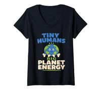 Women's Earth Day Reduce Reuse Recycle Teacher Gift V-Neck T-Shirt
