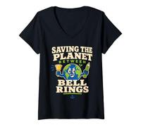 Women's Earth Day Reduce Reuse Recycle Teacher Gift V-Neck T-Shirt
