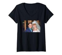 Womens Eastenders Ricky & Bianca Wedding Sid Owen Patsy Palmer V-Neck T-Shirt