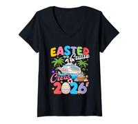 Women's Easter Cruise Crew 2026 - Cruise Ship Vacation V-Neck T-Shirt