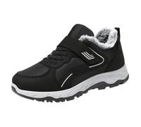 Womens Easy Fasten Trainers Womens Fleece Lined Trainers Winter Hiking Boots Fleece Lined Trekking Trainer Outdoor Thermal Sneakers Anti Skid Walking Shoe With Magic Paste Waterproof Snow Boots