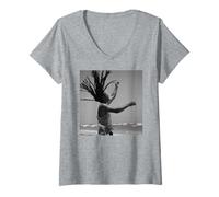 Women's Eddy Grant Electric Avenue Singer By Simon Fowler V-Neck T-Shirt