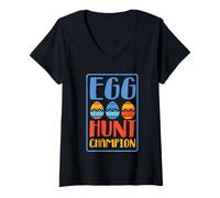 Women's Egg Hunt Champion V-Neck T-Shirt