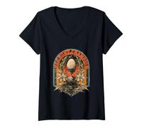 Women's Egg Hunt Champion Vintage Easter Laurel Crest V-Neck T-Shirt