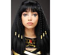 Womens Egyptian Empress Black Cleopatra Wig