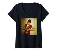 Womens Eighth Day Singer Hazel O'Connor Breaking Glass Simon Fowler V-Neck T-Shirt