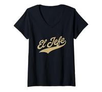 Women's El Jefe V-Neck T-Shirt