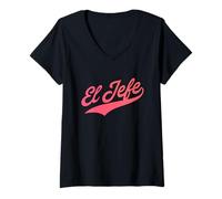 Women's El Jefe V-Neck T-Shirt