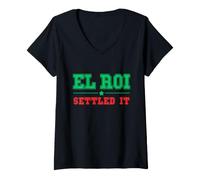 Women's El-Roi Settled It NSPPD Morning Prayer Altar V-Neck T-Shirt
