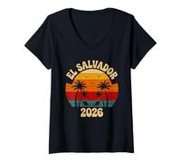 Women's El Salvador 2026 Outfit El Salvador 2026 V-Neck T-Shirt
