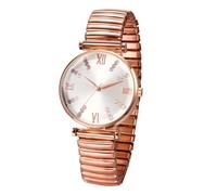 Women's Elastic Strap Watches: Large Face Arabic Numerals Analog Quartz Wrist Watches for Women Easy Reader Stretch Band Waterproof Ladies Wratch