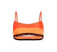 Women's elastic swimsuit top Superdry Orange S