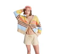 Roxy Surf Stoked - Women Beige Elasticated Waist Shorts