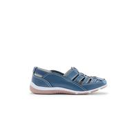 Women's elasticated cut-out loafers Pédiconfort Bleu 36